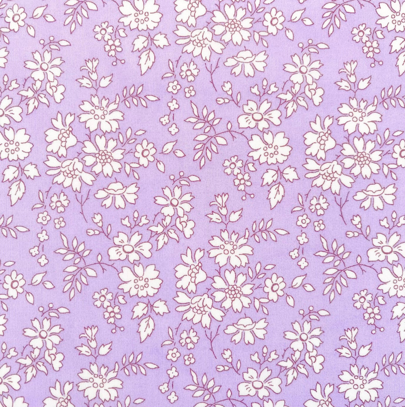 Liberty fabric piece - Capel / Purple