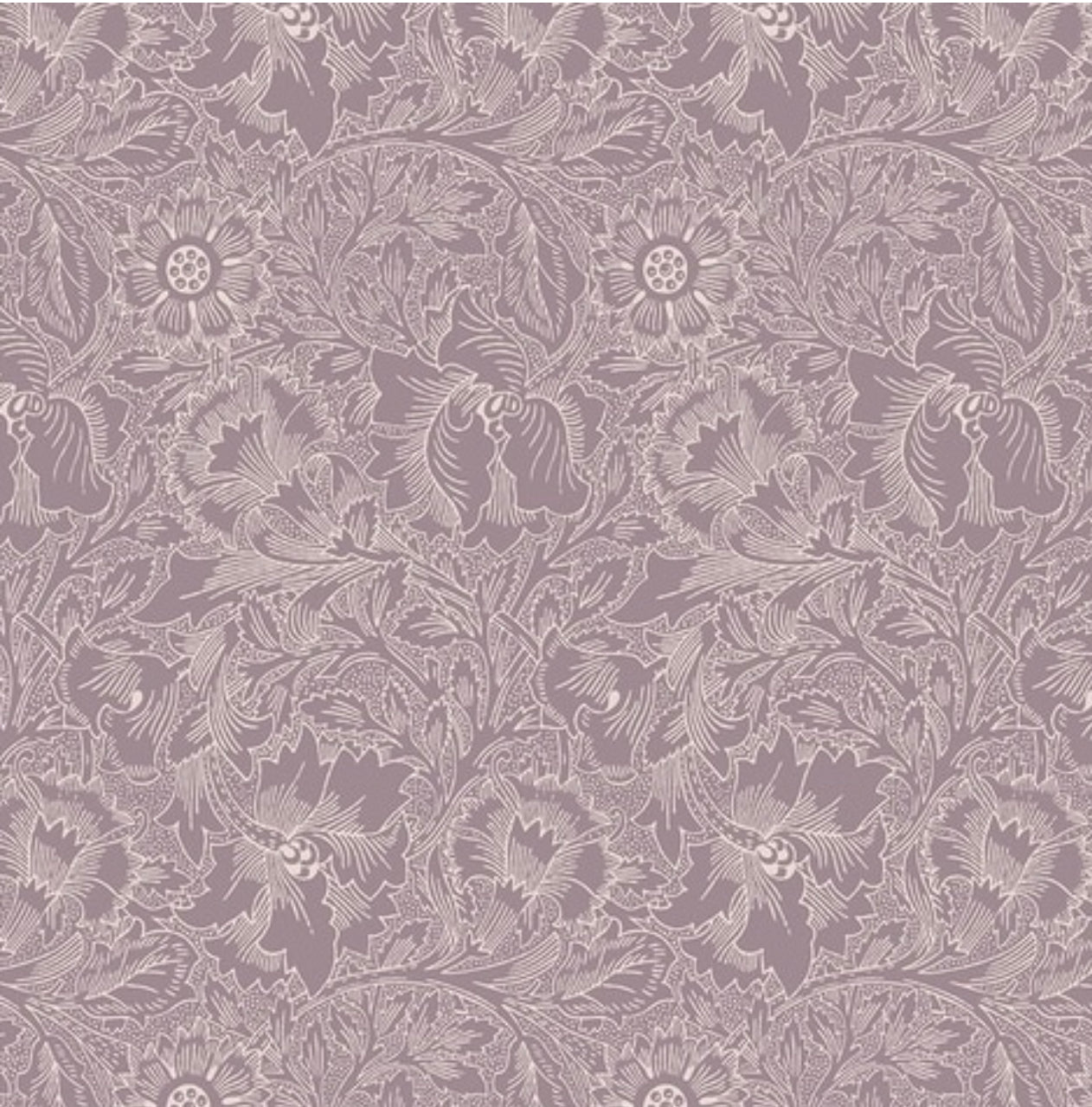William Morris stof / Poppy Lavendel