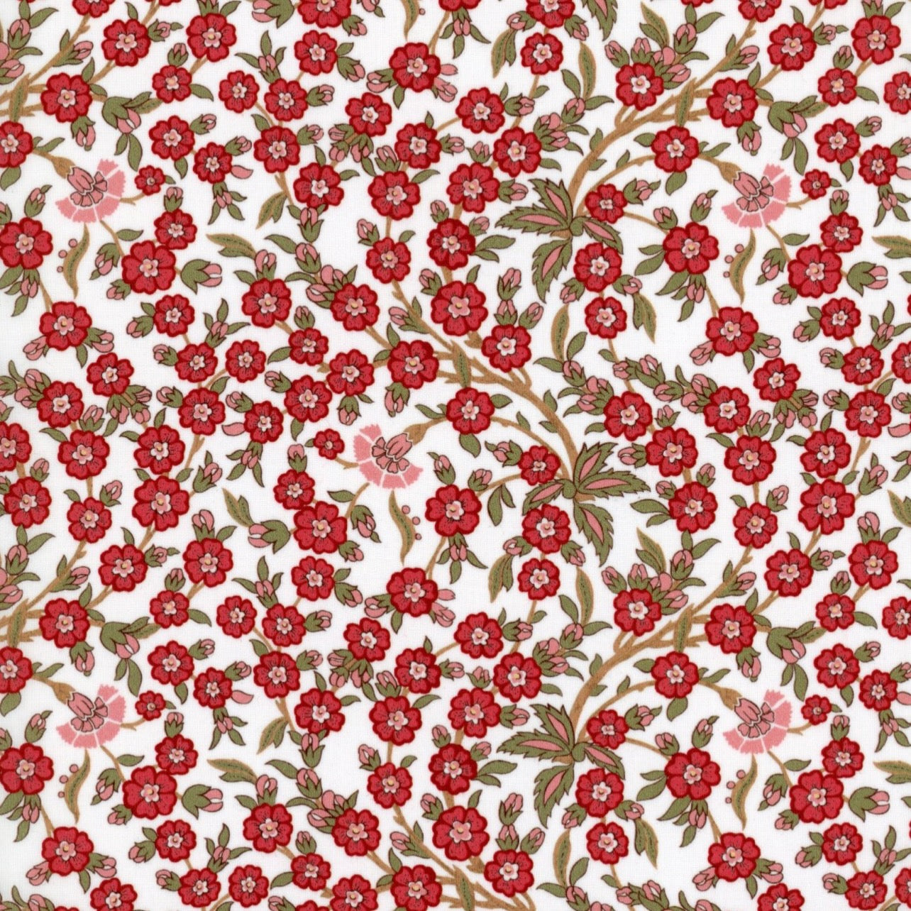 Liberty stof - Empress A / Rød