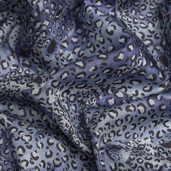 Liberty fabric - Leopard Camo / Blue