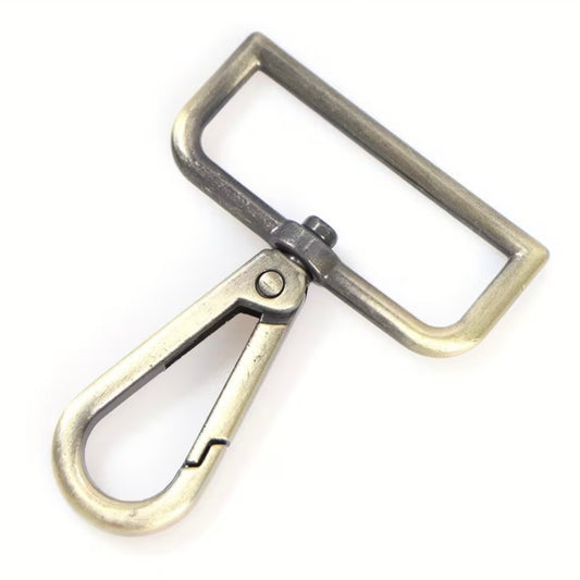 Karabinhage krog - Antik messing  FLERE STØRRELSER