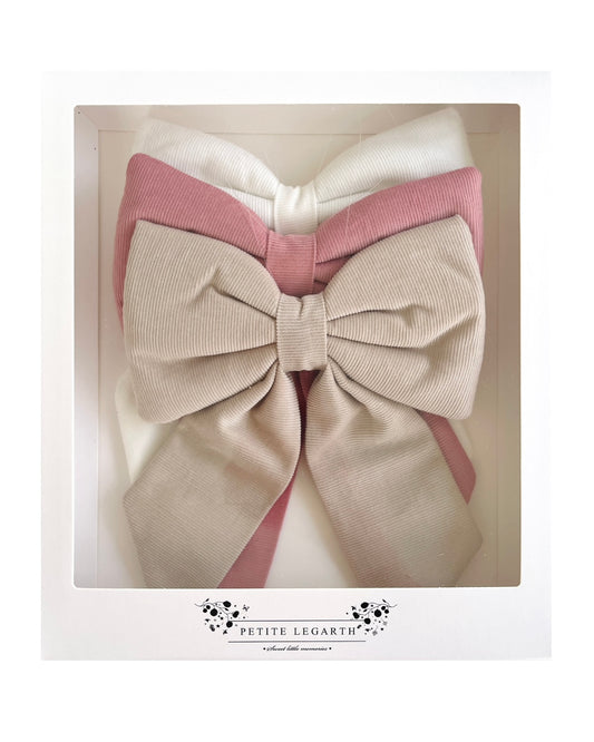 Gavepakke med 3 sløjfer / Lys TILBUD