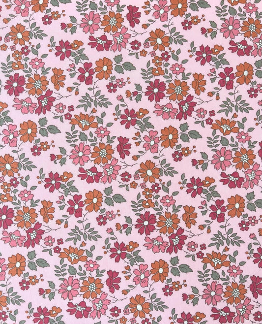 Liberty stofstykke - Capel Floral  / Rosa