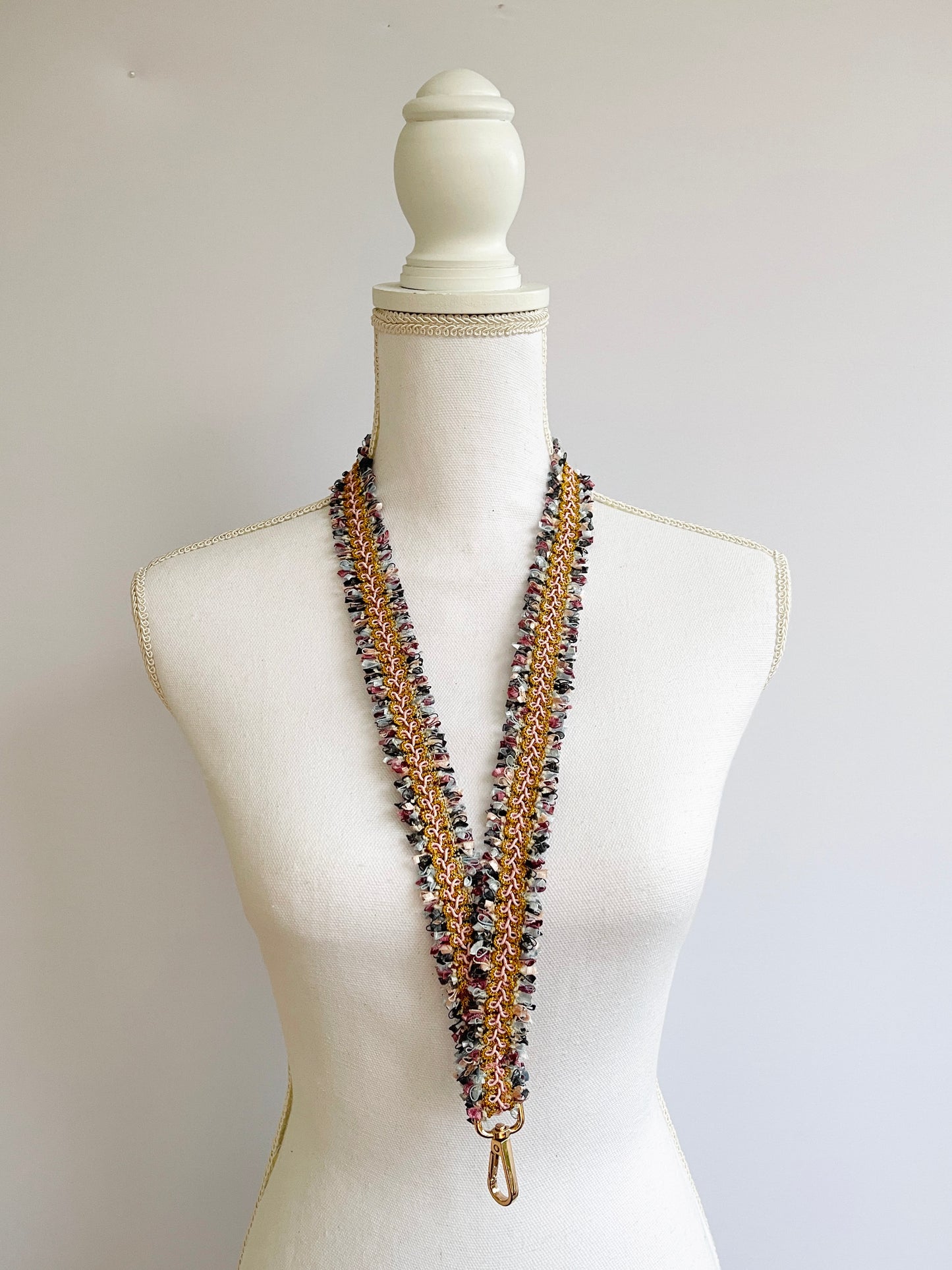 Nøglekæde - Bouclé Rosa