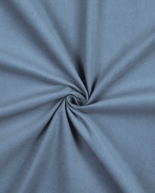 Grooved Baby velvet - Dusty blue