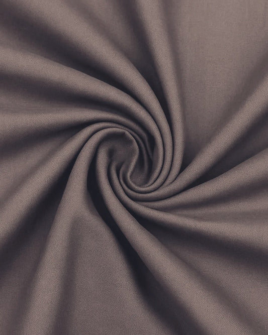 Bomuld Poplin: Støvet Brun