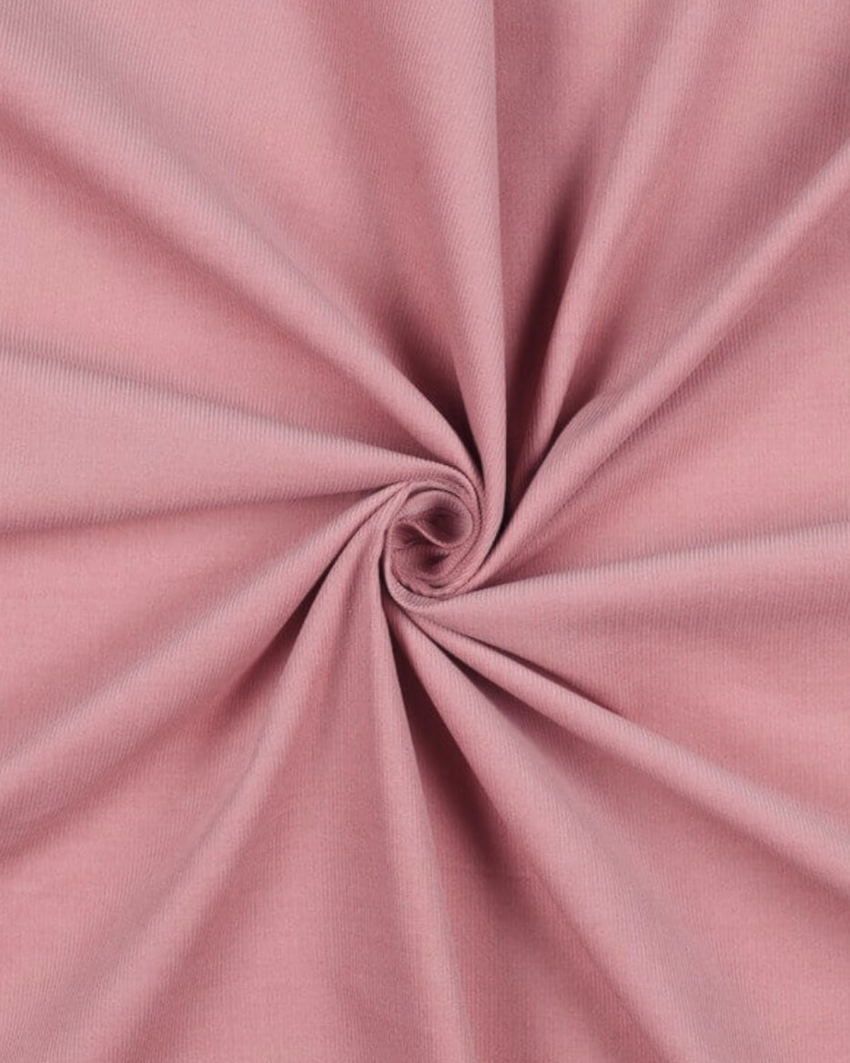 Small grooved baby velvet - Gl. Pink