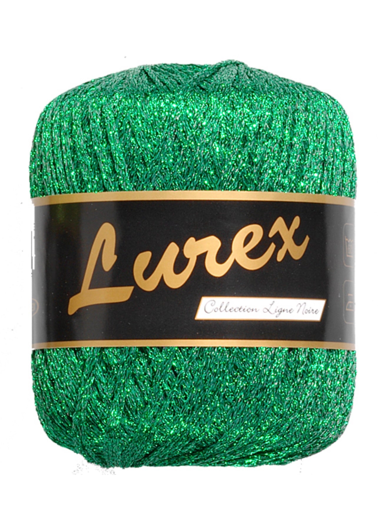 Grøn glimmergarn til hækling og strik