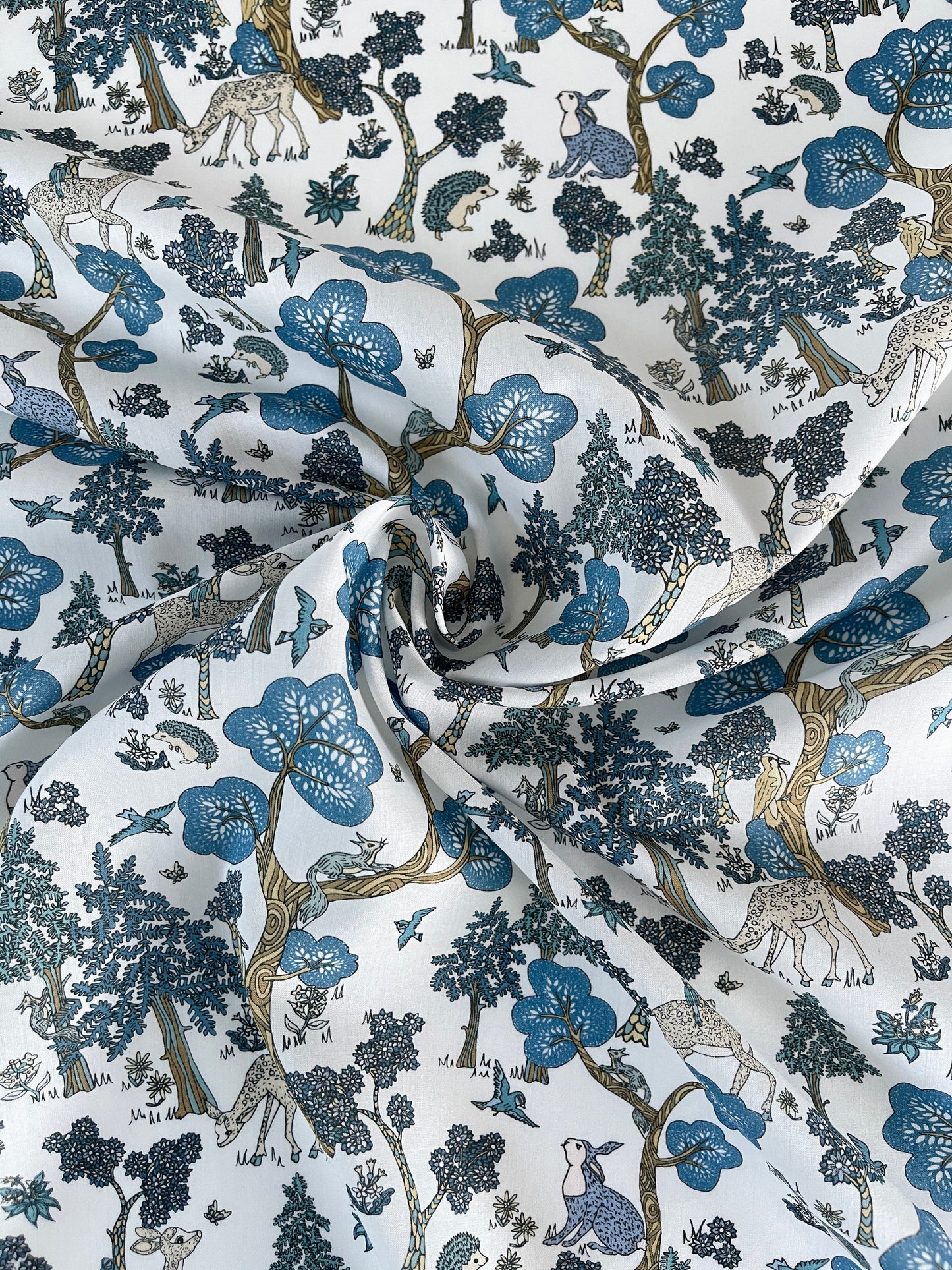 Baby dynebetræk i Liberty Fabric - Doe a deer