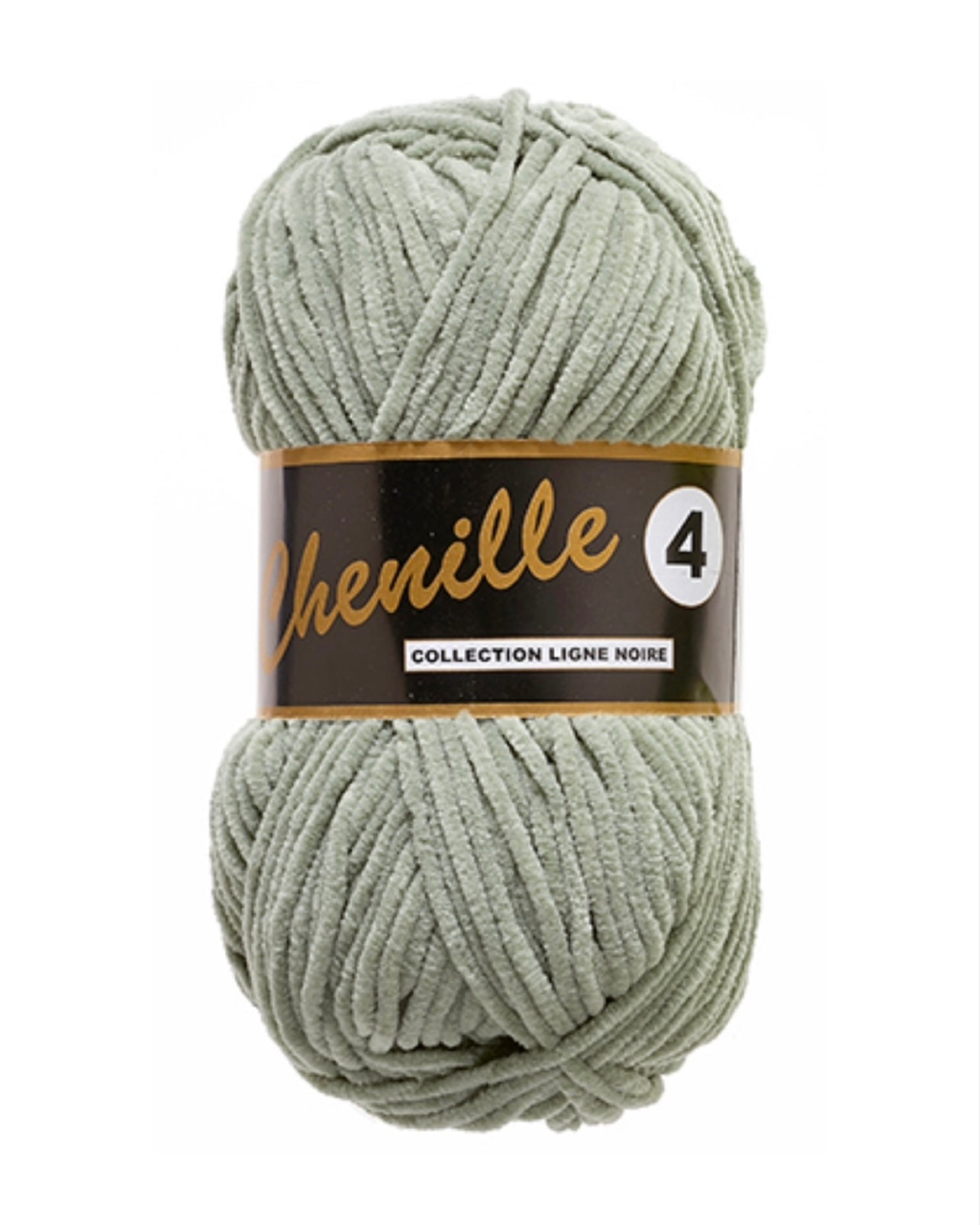Chenille 4  Velourgarn - Støvet Mint
