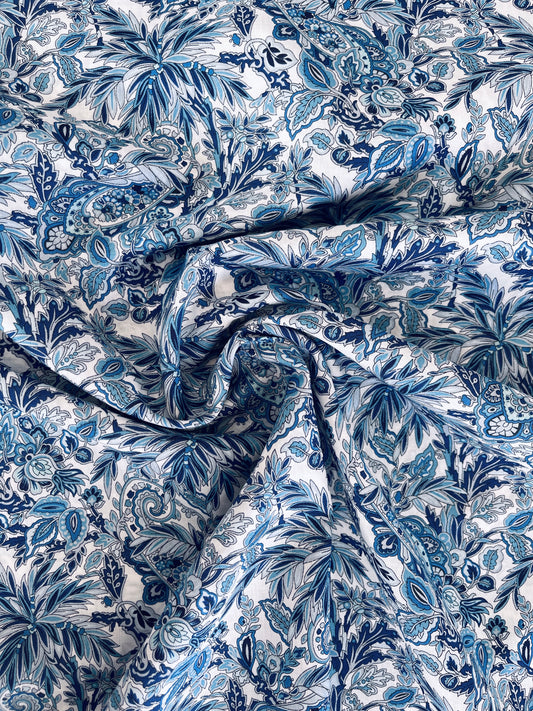 Baby dynebetræk i Liberty Fabric - faraway palm