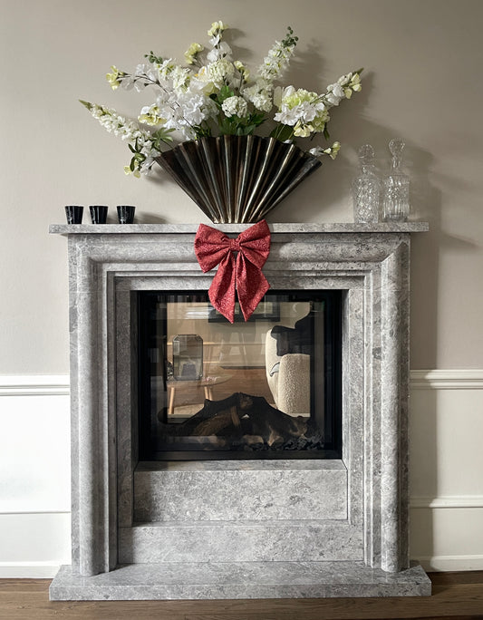 Vatteret sløjfe (Mellem str) - William Morris Rød