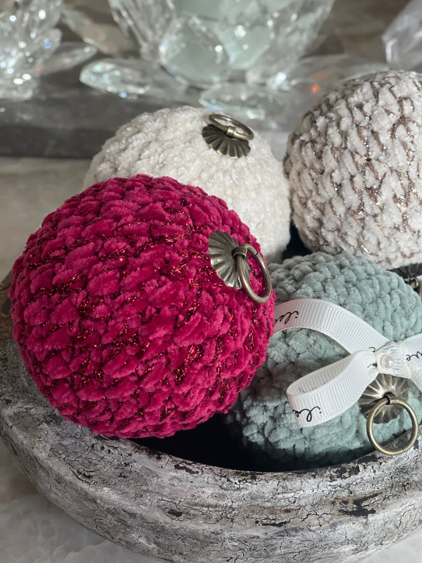 Chenille 4  Velourgarn - Magenta