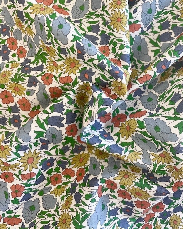 Liberty stof tana lawn - Poppy and Daisy / Vintage