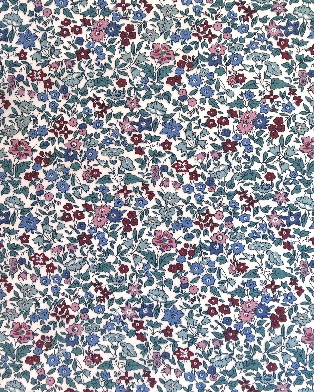 Liberty stofstykke - Ava / Blå-rosa