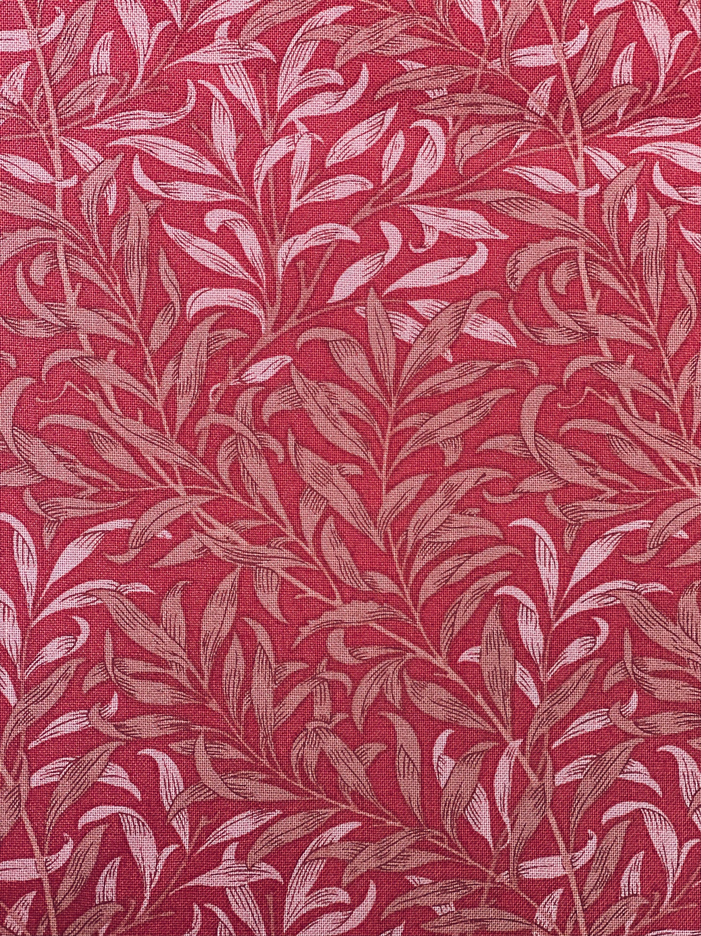 William Morris fabric / Willow Boughs - Red