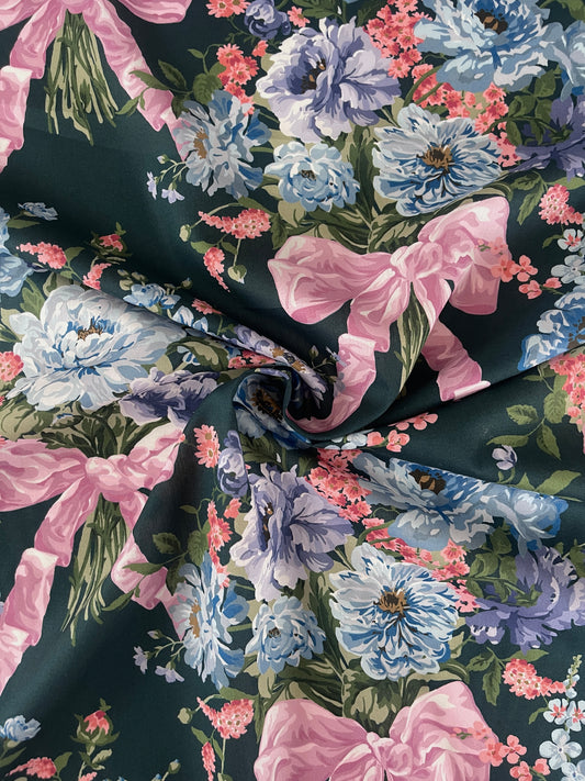 Baby dynebetræk i Liberty Fabric - Bow Bouquet