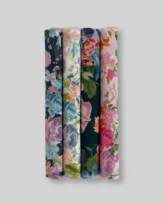 4 stk Liberty stofstykker “Ninth” Bridgerton