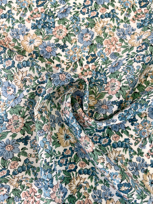 Baby dynebetræk i Liberty Fabric - Honeydew