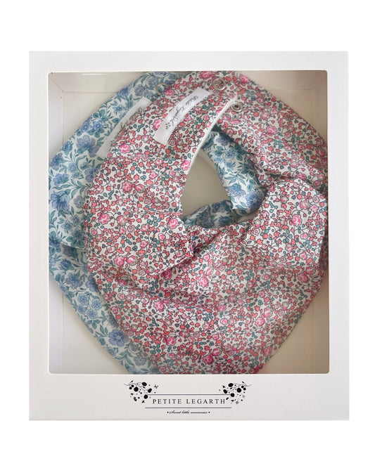 Gavepakke med 2 savlesmække  / Blå-rosa