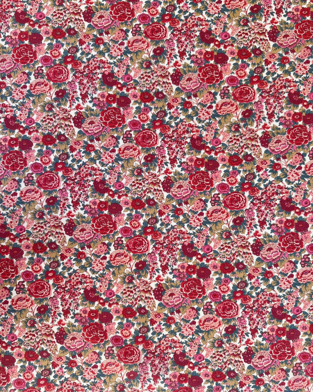 Baby dynebetræk i Liberty Fabric - Elysian day  / Magenta