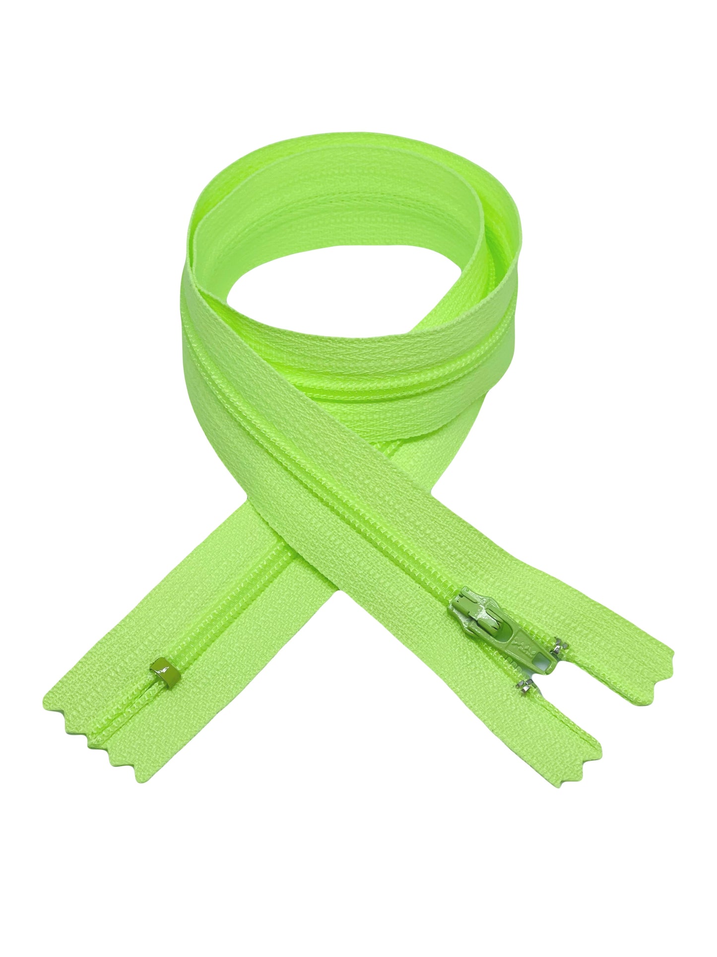 YKK lynlås plast - L 50 cm / Neon lime