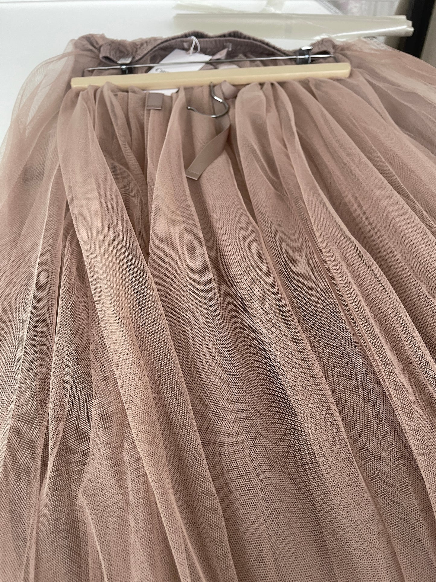 Choklate tylnederdel  - Nude