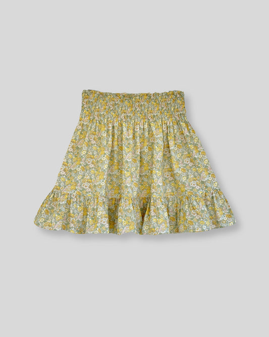 One size nederdel i Liberty med smock - Mini / Leontyne dream