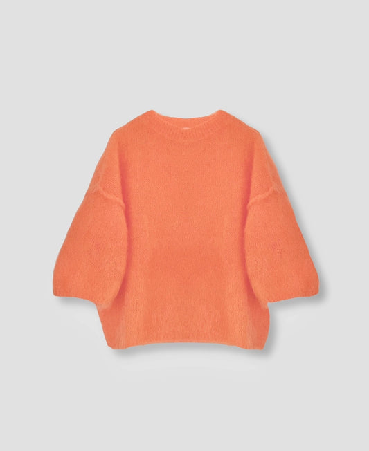 Naïs mohair strik - Orange