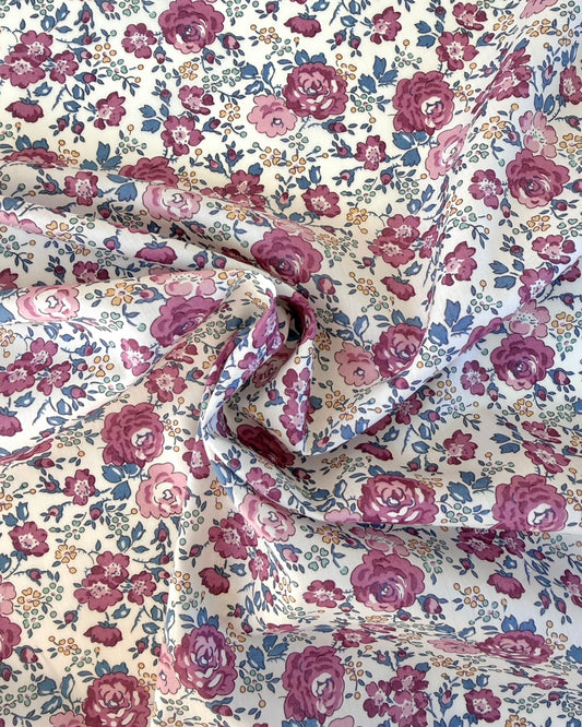 Baby dynebetræk i Liberty Fabric - Felicite / Lilla