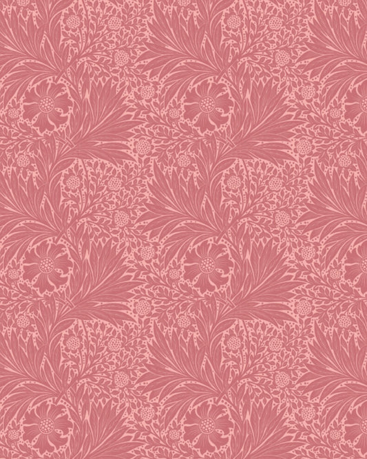 William Morris bomulds stof /  Merigold Rosa