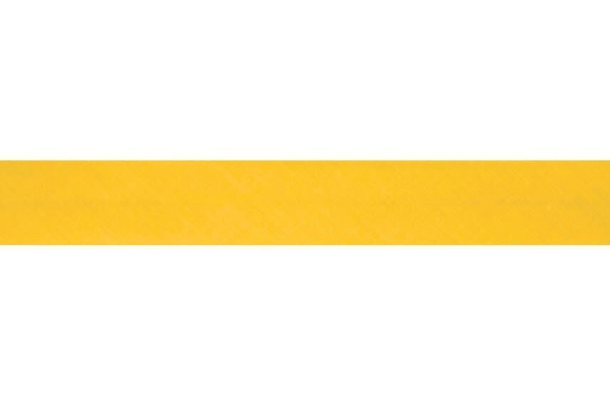 Skråbånd poplin 3m - Solgul