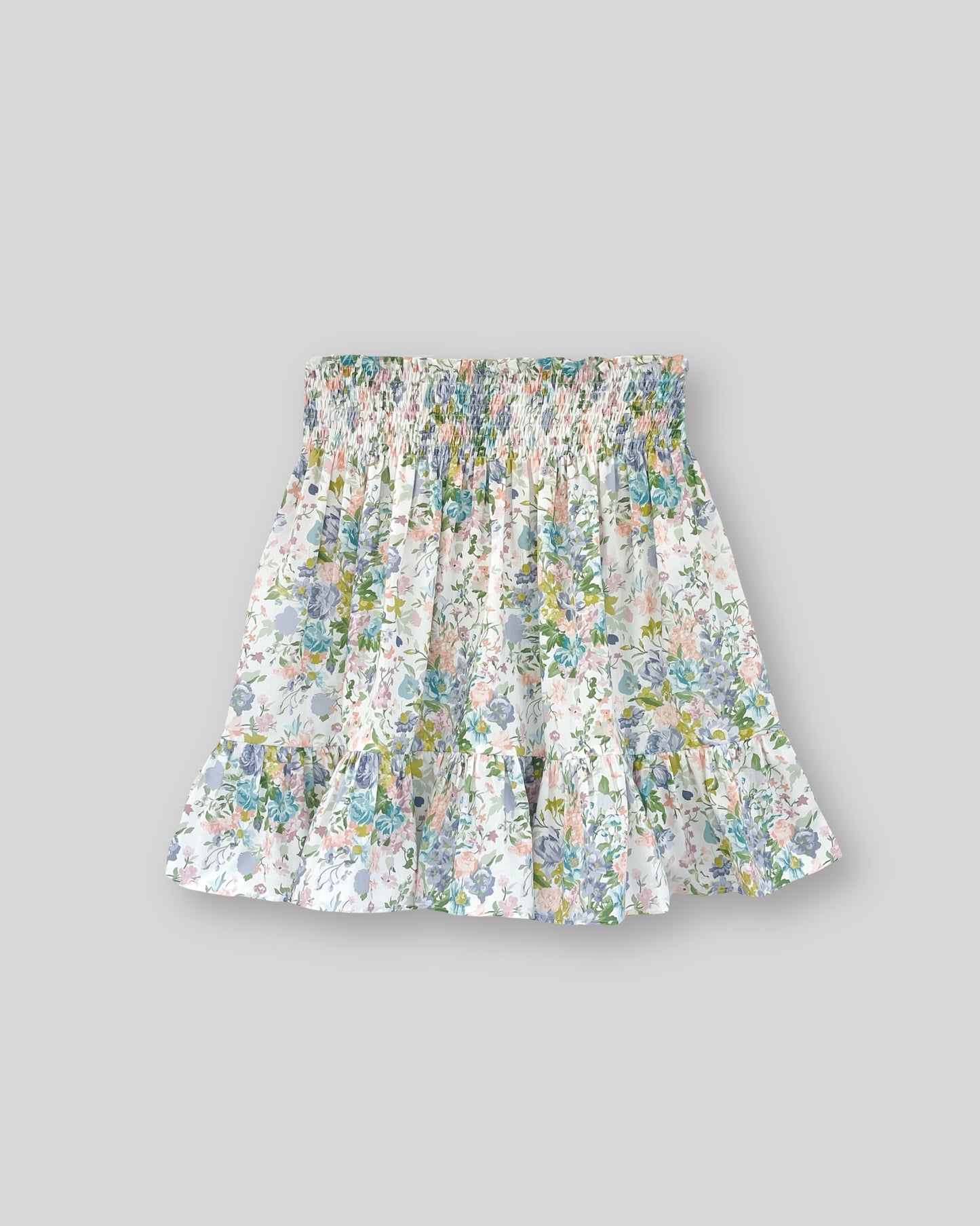 Baby dynebetræk i Liberty Fabric - Bouquet Hvid