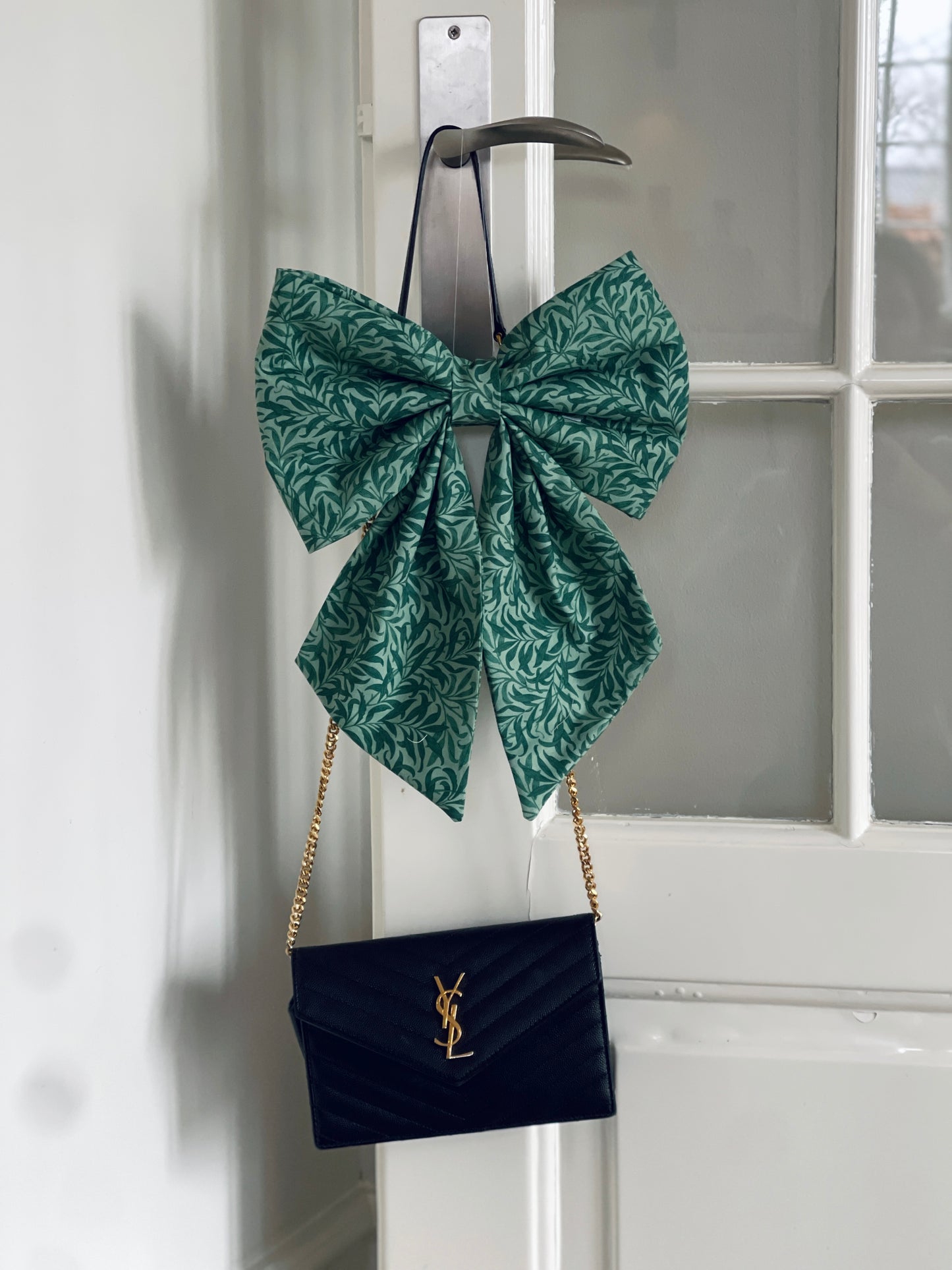 Vatteret sløjfe (Mellem str) - William Morris grøn