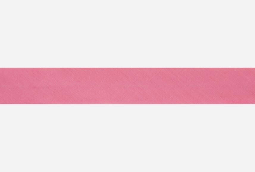 Skråbånd poplin 3m - Lys hindbær pink