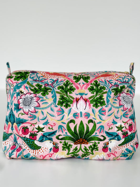Toilettaske William Morris Strawberry thief (Stor)