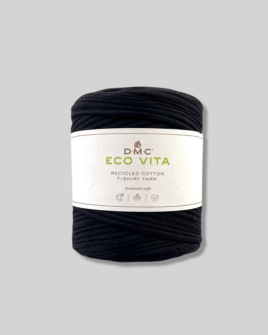 Eco vita T-shirt garn - Sort