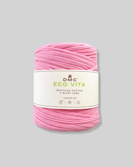 Eco vita T-shirt garn - pink