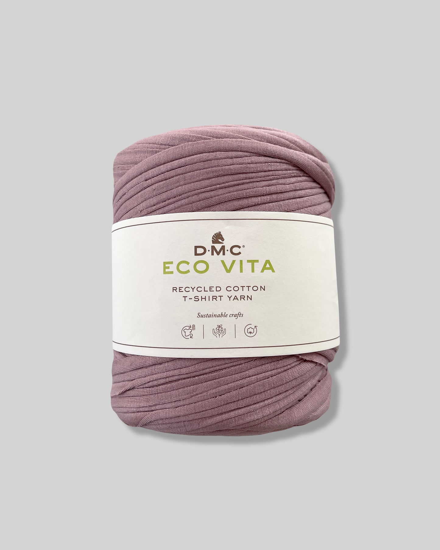 Eco vita T-shirt garn -  støvet lavendel