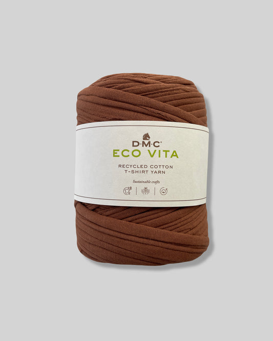 Eco vita T-shirt garn - Brun