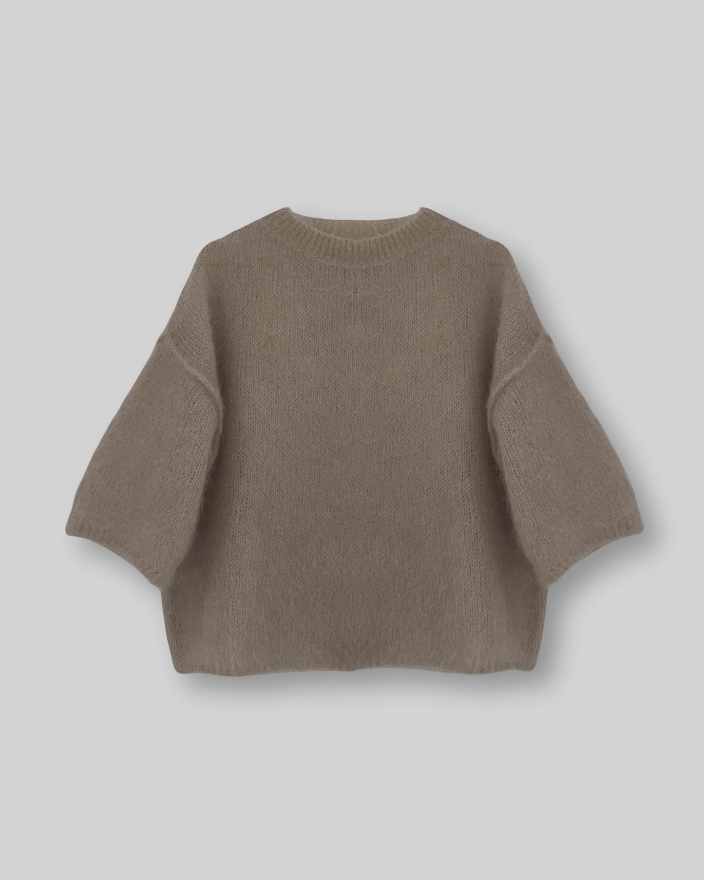 Naïs strik - Mørk Beige