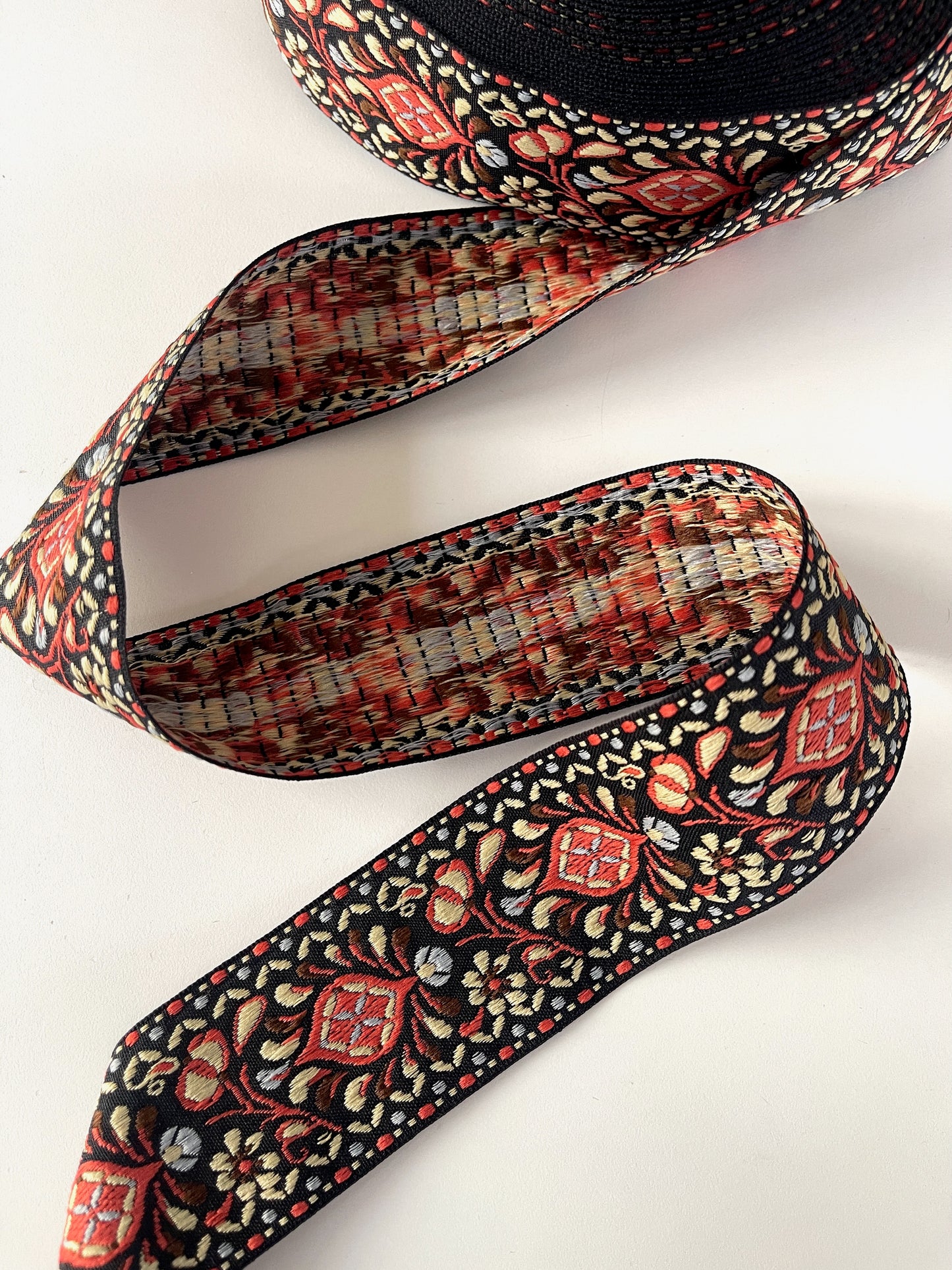 Ribbon with fringes - Blue