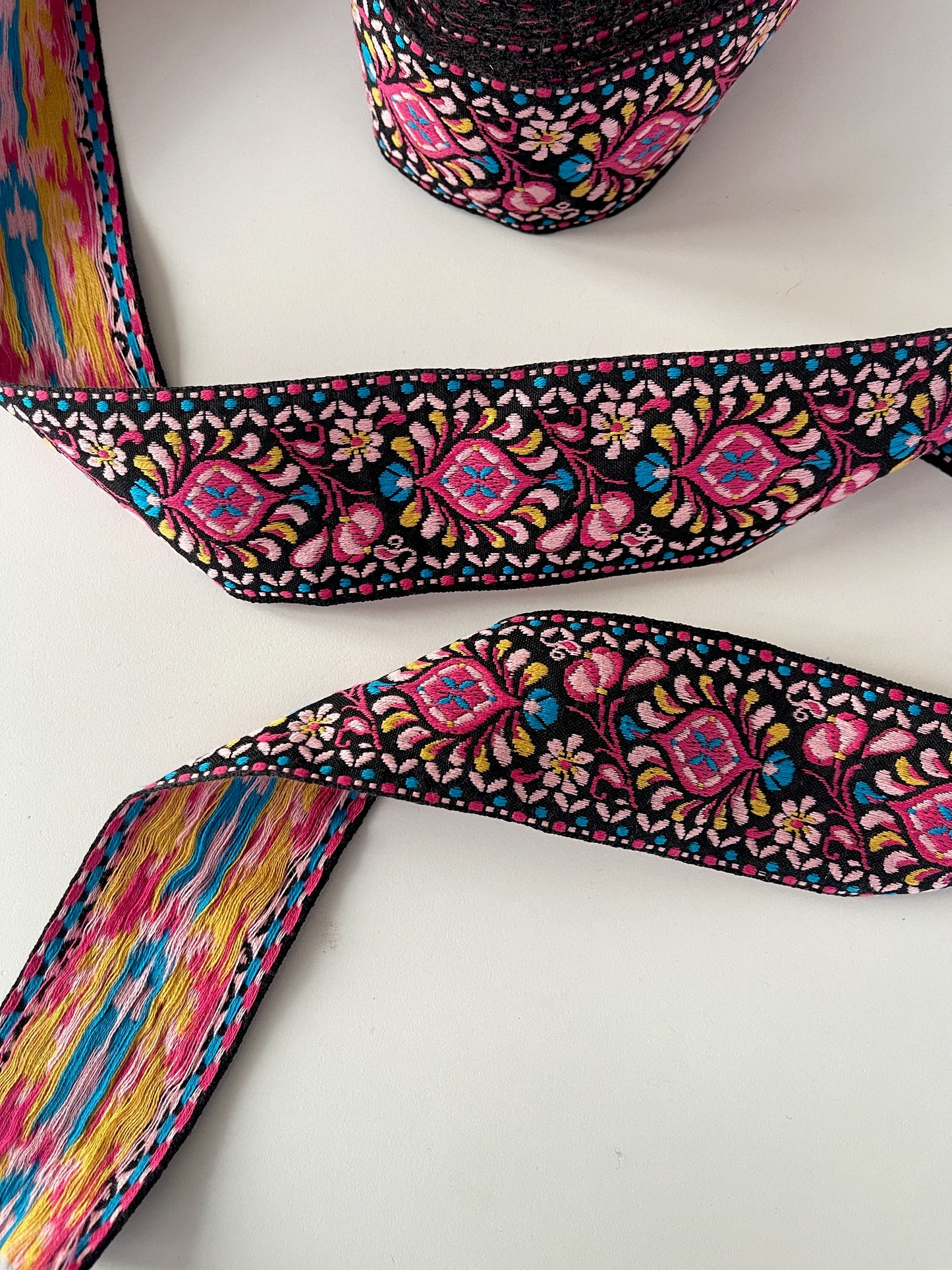 Ribbon with fringes - Blue