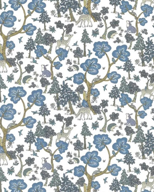 Liberty fabric - Betsy / Blue-Pink 