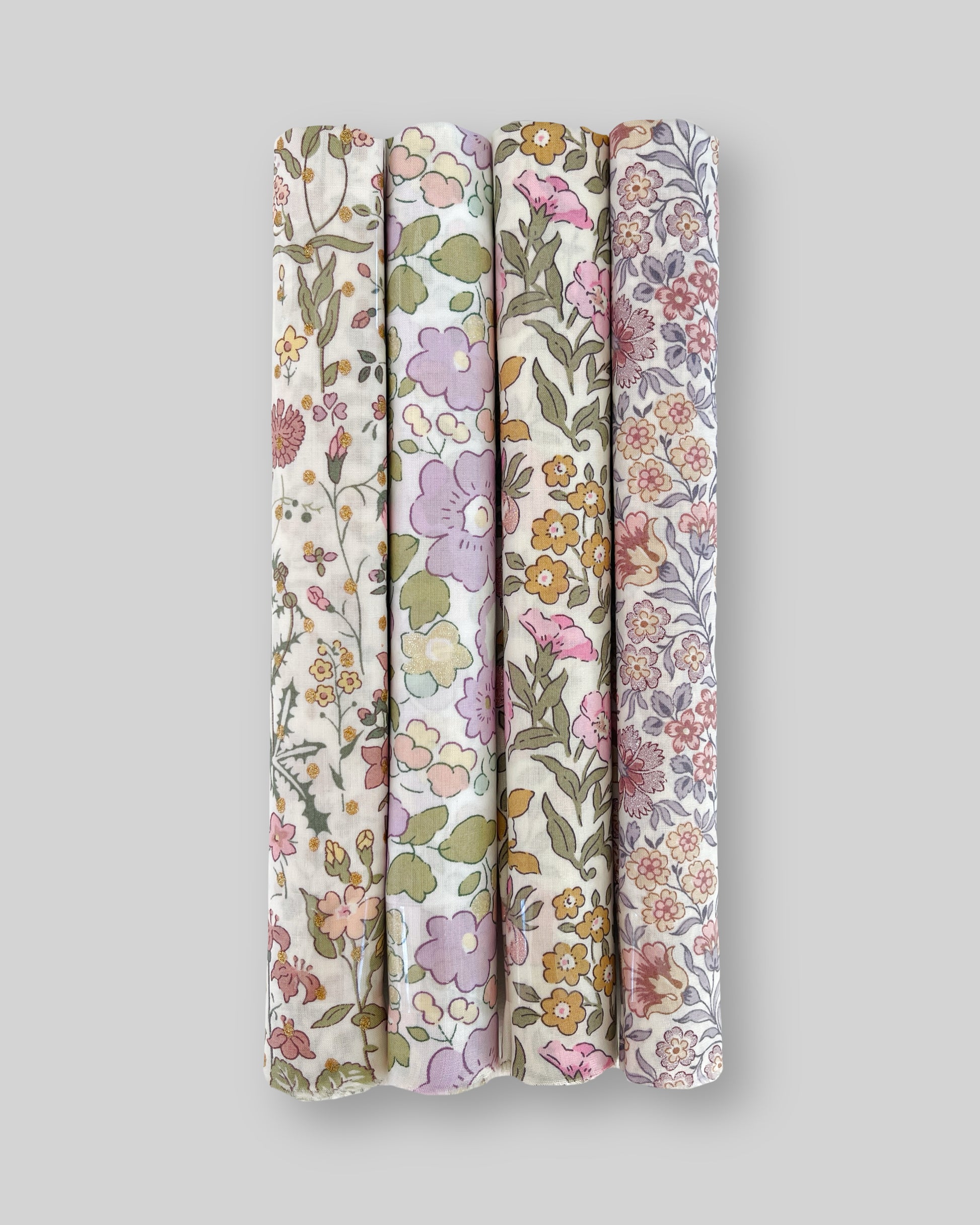 Liberty fabric 4 stk stofstykker 