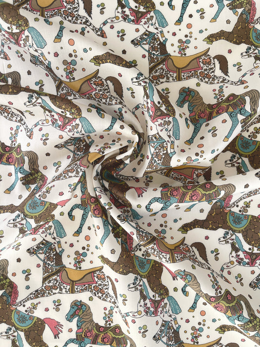 Baby dynebetræk i Liberty Fabric - My little pace Multi