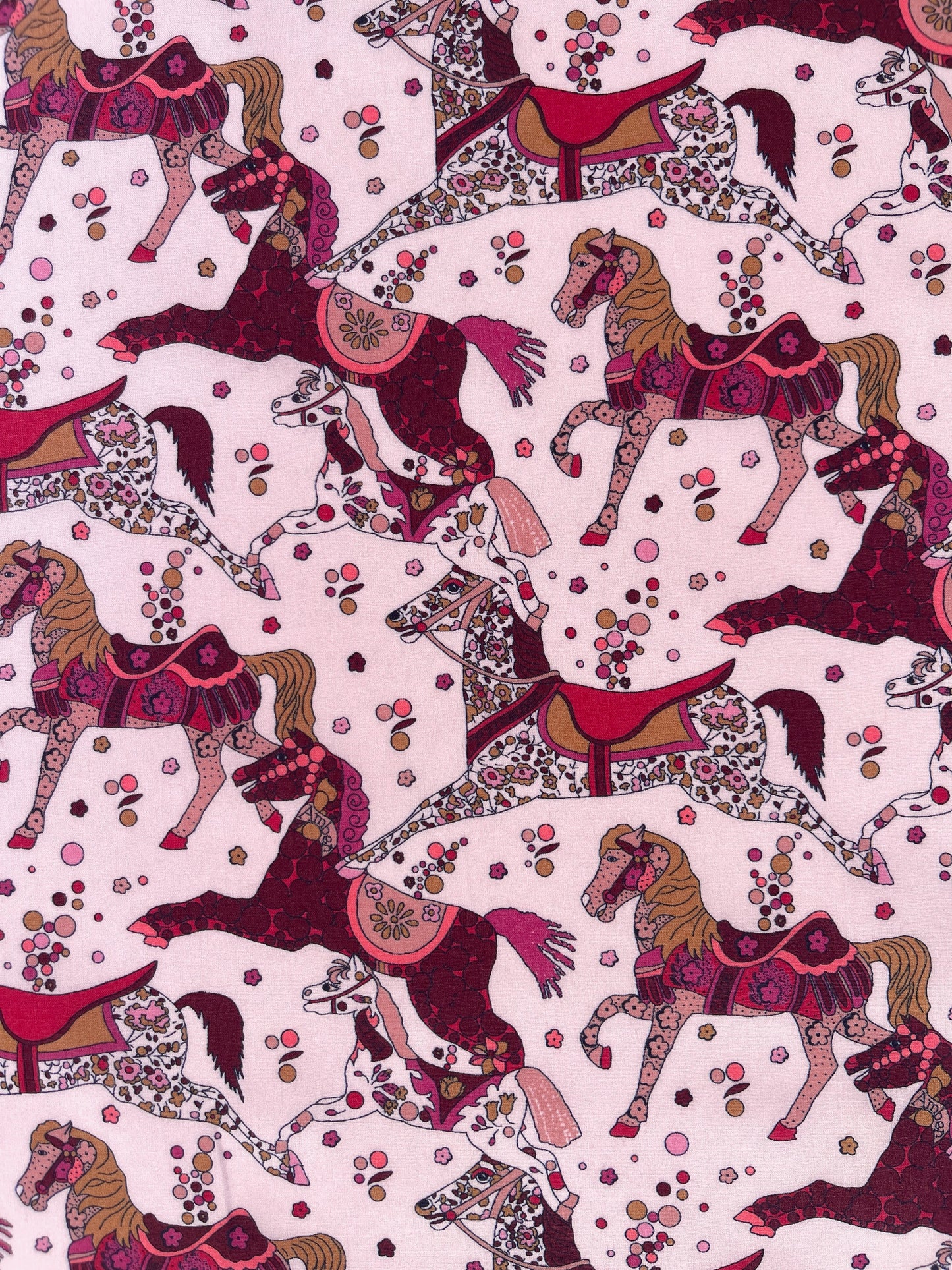 Baby dynebetræk i Liberty Fabric - My little pace Rød