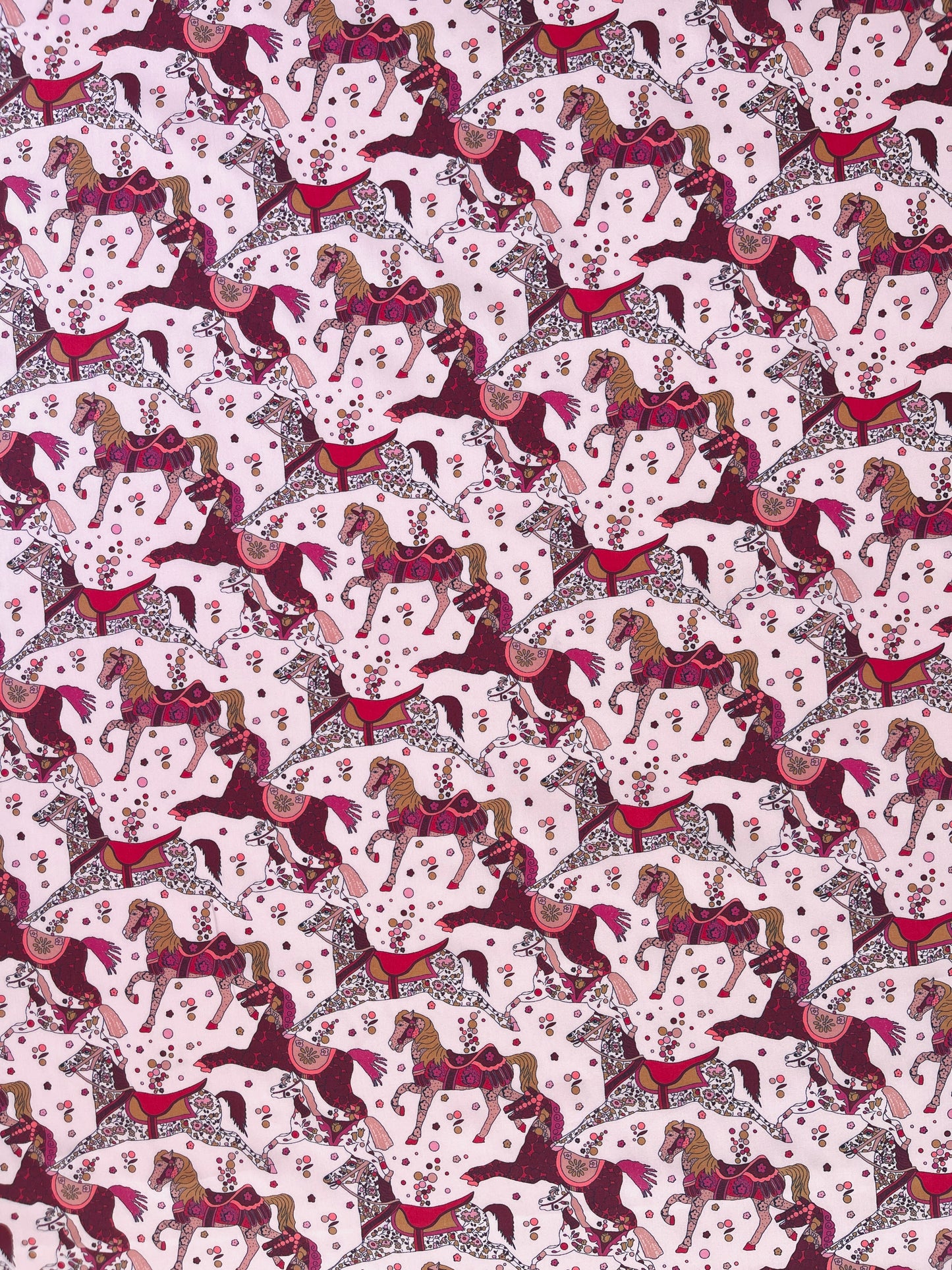 Baby dynebetræk i Liberty Fabric - My little pace Rød