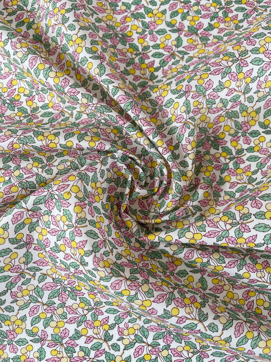 Baby dynebetræk i Liberty Fabric - Colleen´s Orchard Gul