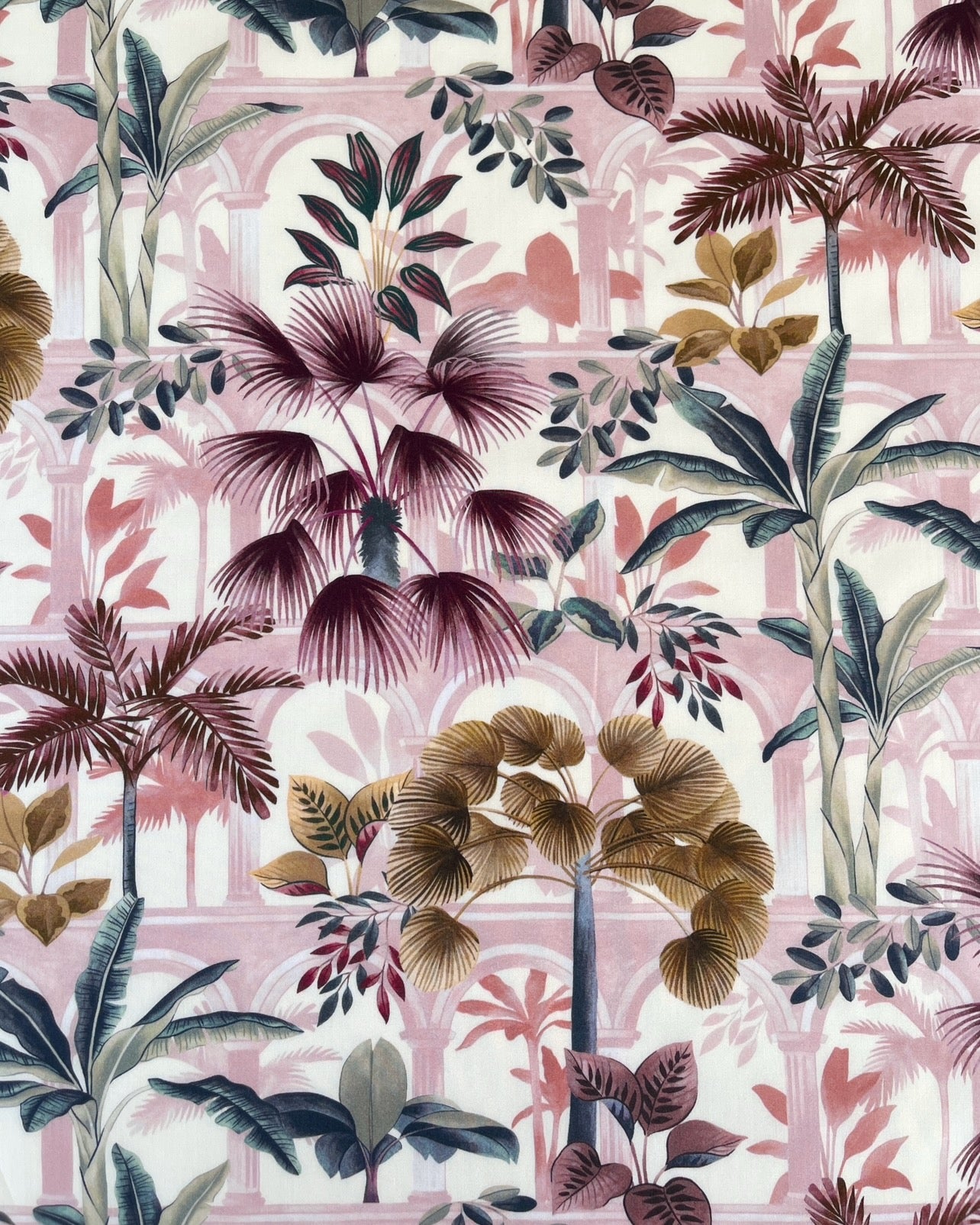 KOMMER SNART Liberty stof tana lawn - Tropical  / Rosa